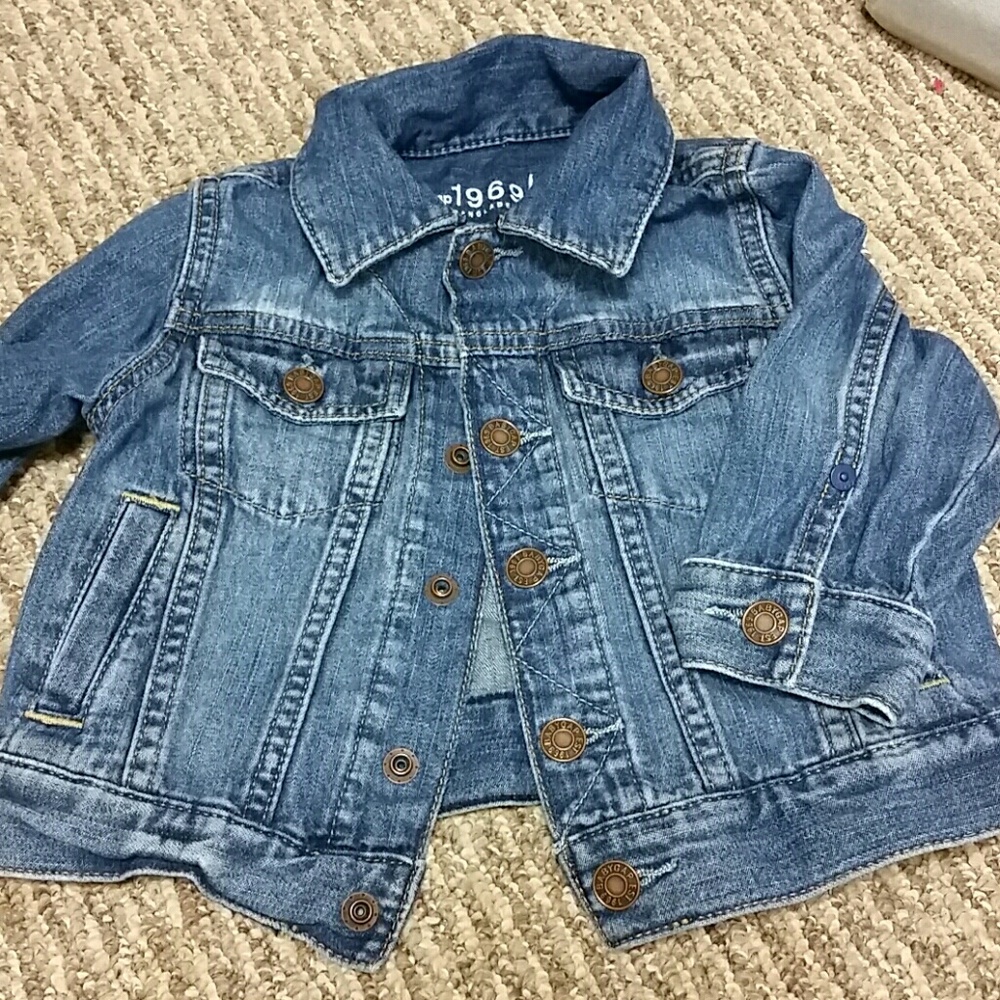 Baby Gap kids jean jacket, 12-18mo